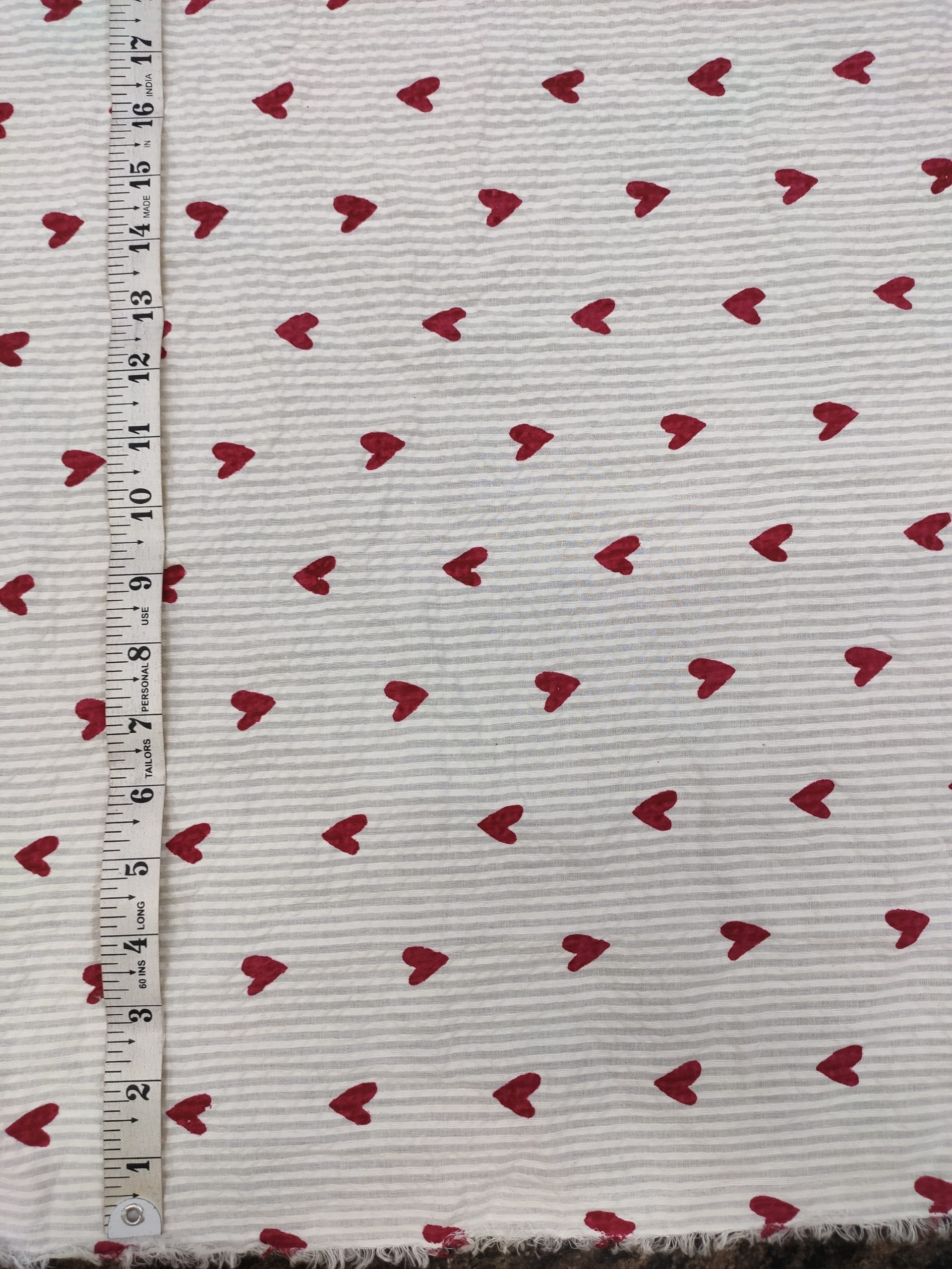 cotton Textured print fabric