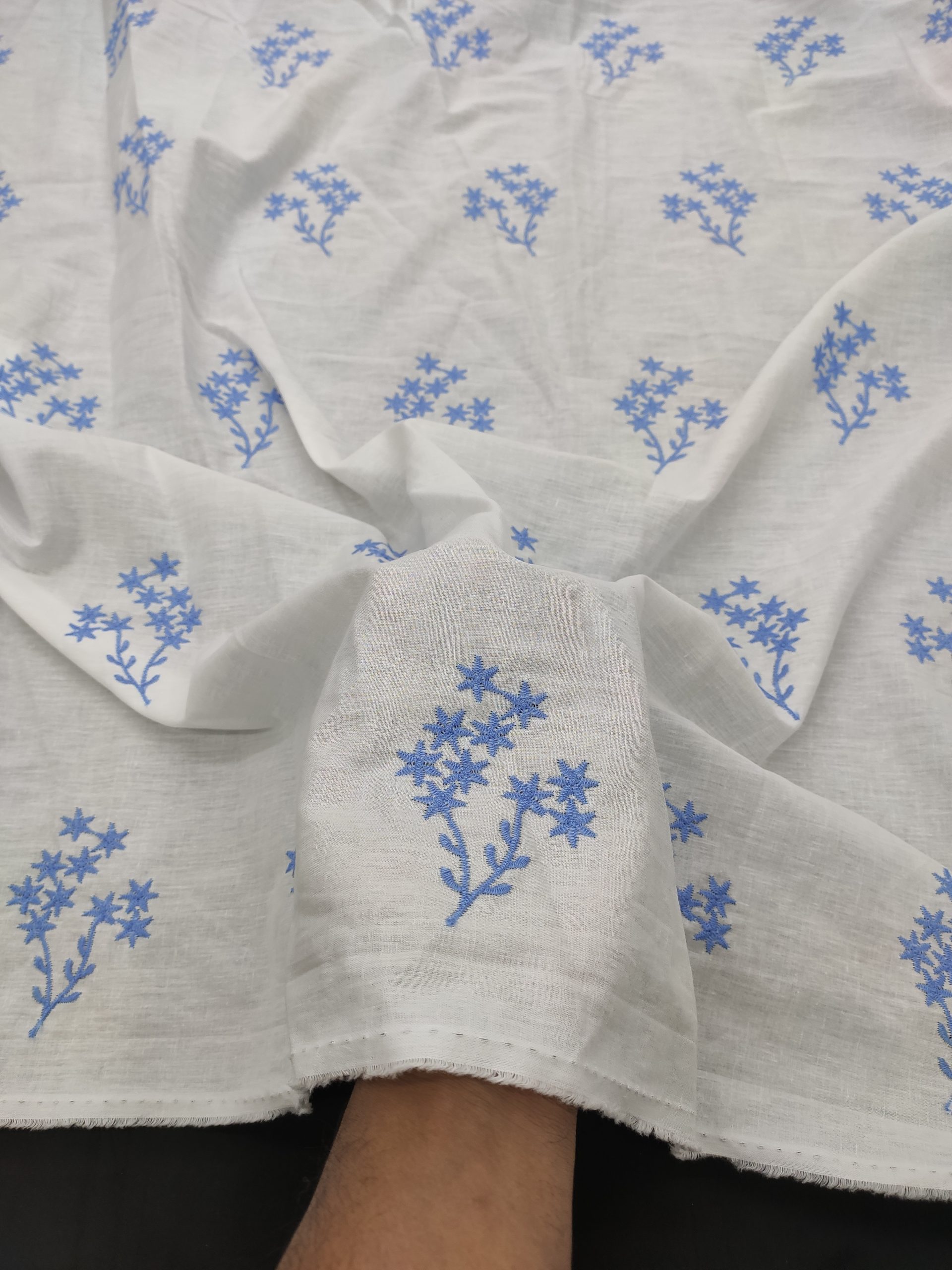 cotton embroidery fabric