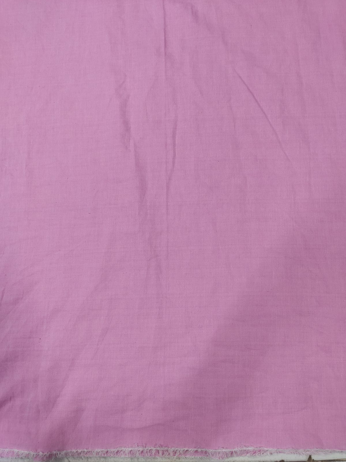 Solid Lilac Lightweight Cotton Chambray Fabric | Charu Creation - Image 3